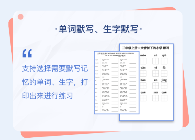 单词、生词默写