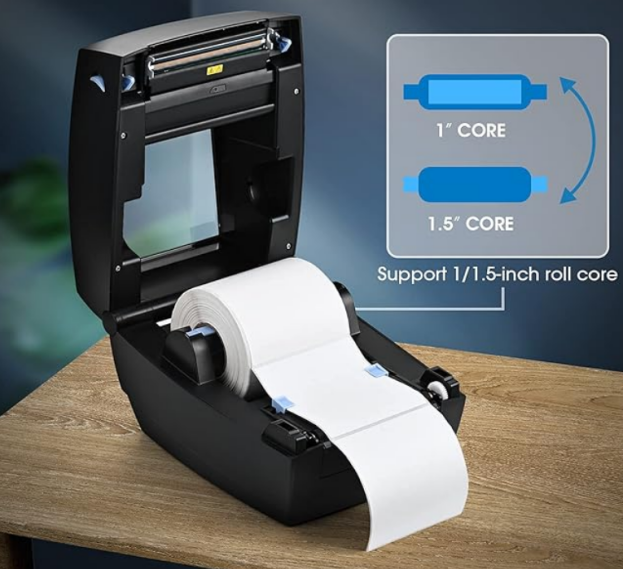 標簽機卷式裝紙